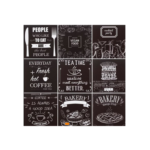 15201 - CERAL 20X20 FOOD BLACK ACETINADO / PECA - 1810210