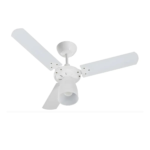 Ventilador de Teto Tron Marbella 3 Pás Branco 110V 130W – 51.01-0854