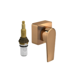 ACABAMENTO PARA REGISTRO DE PRESSÃO 1/2 E 3/4 COM MECANISMO 1/2 VOLTA LEVEL RED GOLD DECA