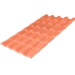 TELHA DE PVC 3,28X0,86 COLONIAL TERRACOTA / FIBRARTE-LUXTELHAS