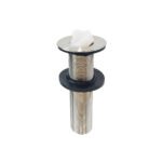 41771 - VALVULA LAVATORIO LONGA 7/8 INOX TAMPA SILICONE / VL78-LON