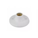 09235 - PLAFON PLAST. BR C/PORC. P/ LAMP. E27 - 01130004