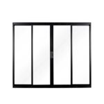 39719 - ESAP PRETO VITRO CORRER 4F 100X120 - 2055