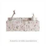 42408 - CONJUNTO IRIS C/CUBA EMBUTIDA QUADRO BRANCO AMARELO